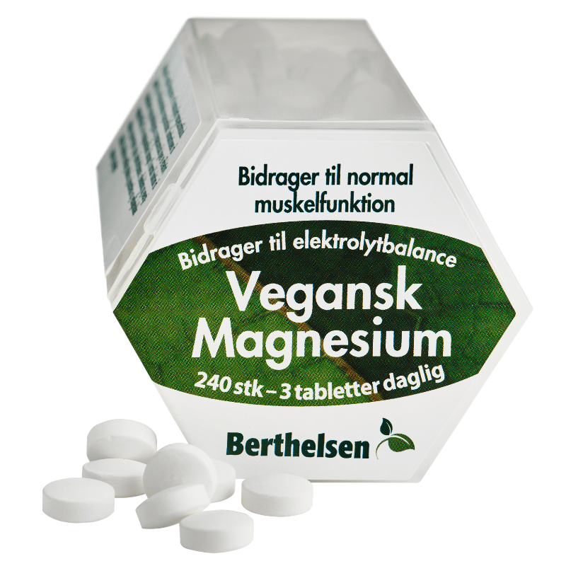 Berthelsen Vegansk Magnesium (240 tabletter)
