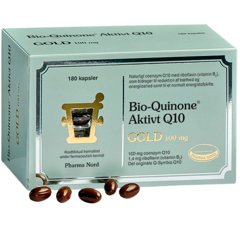 Pharma Nord Bio-Quinone Aktivt Q10 Gold - 180 kaps.