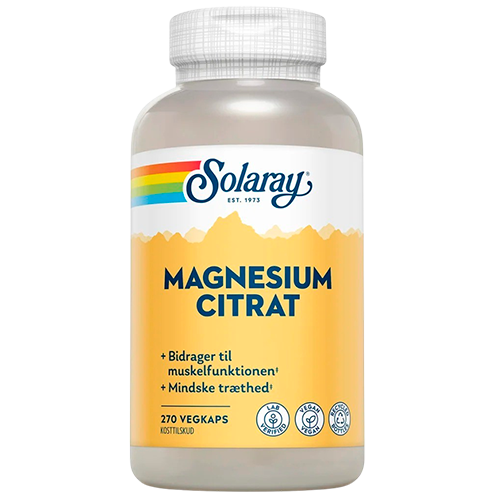Solaray Magnesium Citrat - 270 kaps