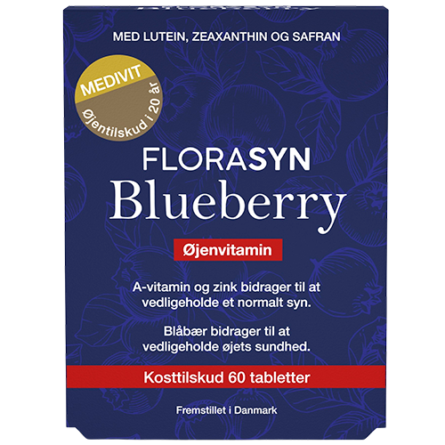 Florasyn Blueberry Øjenvitamin (60 tabl)