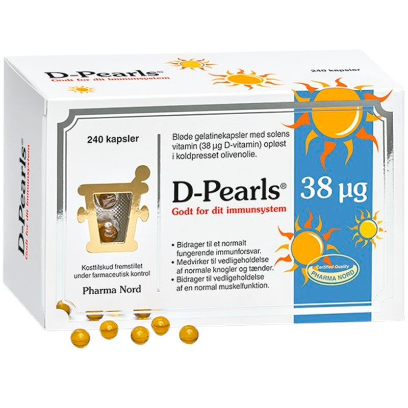Pharma Nord D Pearls 38 mcg - 240 kaps.