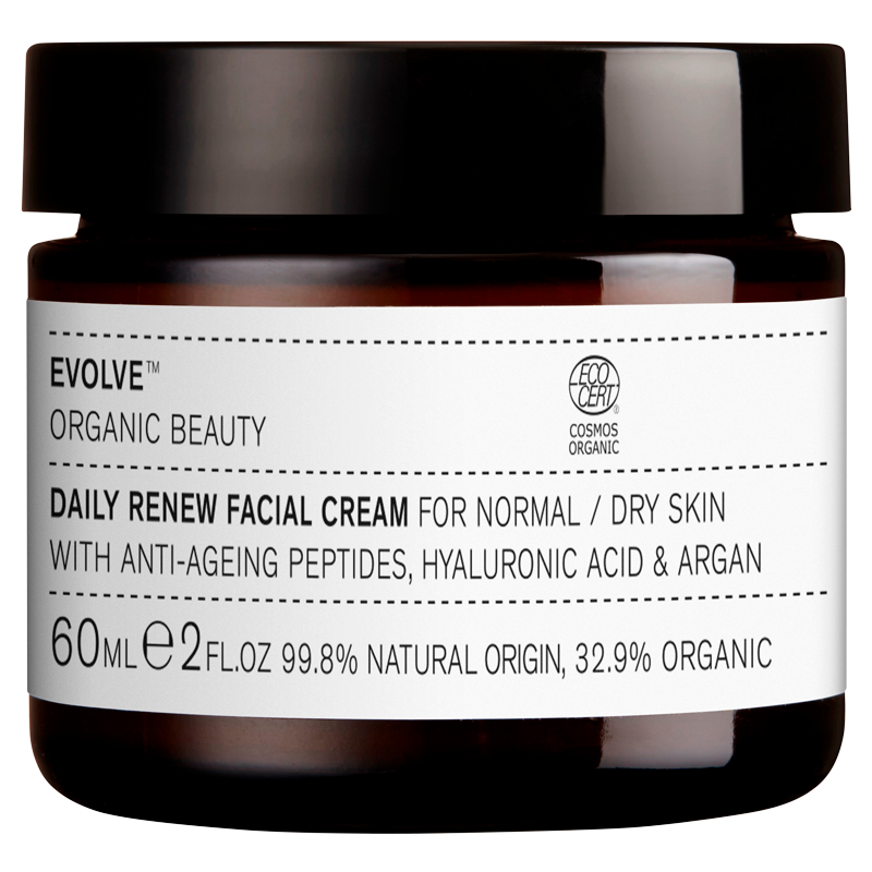 Evolve Organic Beauty Daily Renew Facial Cream - 60 ml.