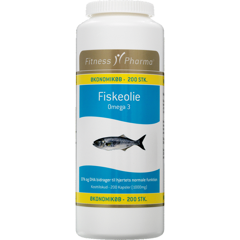 Fitness Pharma Fiskeolie - 200 stk