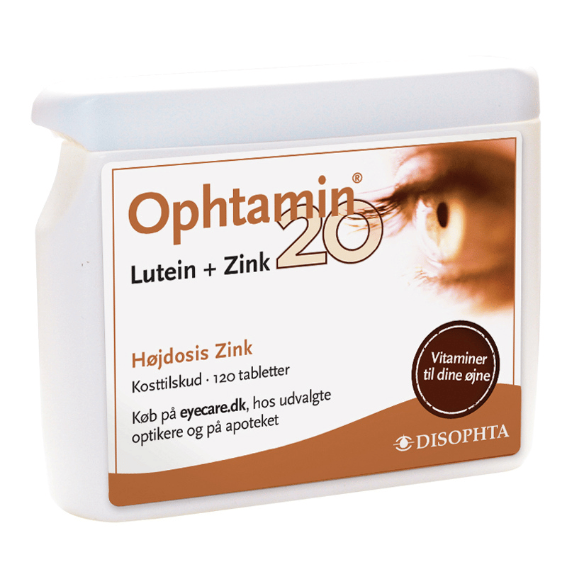 Ophtamin 20 Lutein + Zink (120 tabl)