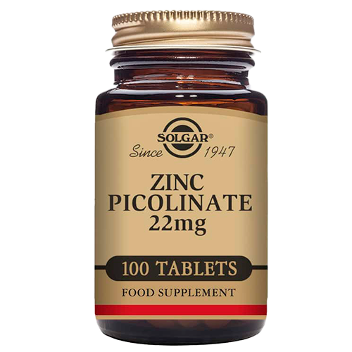 Solgar Zink Pikolinat 22mg - 100 tab
