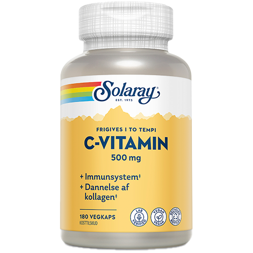 Solaray C-vitamin 500 mg - 180 kaps.