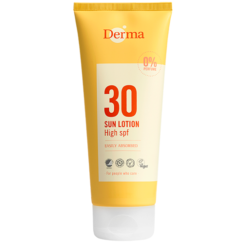Derma Sollotion SPF30 høj beskyt. - 200 ml.