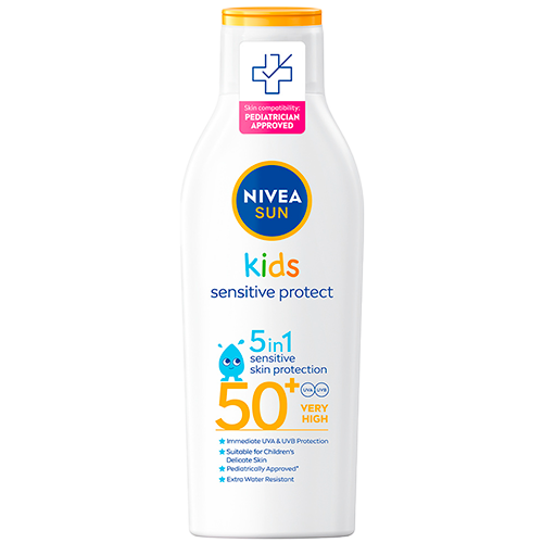 Nivea Kids Sensitive Protect & Play Sun Lotion SPF 50+ (200 ml)