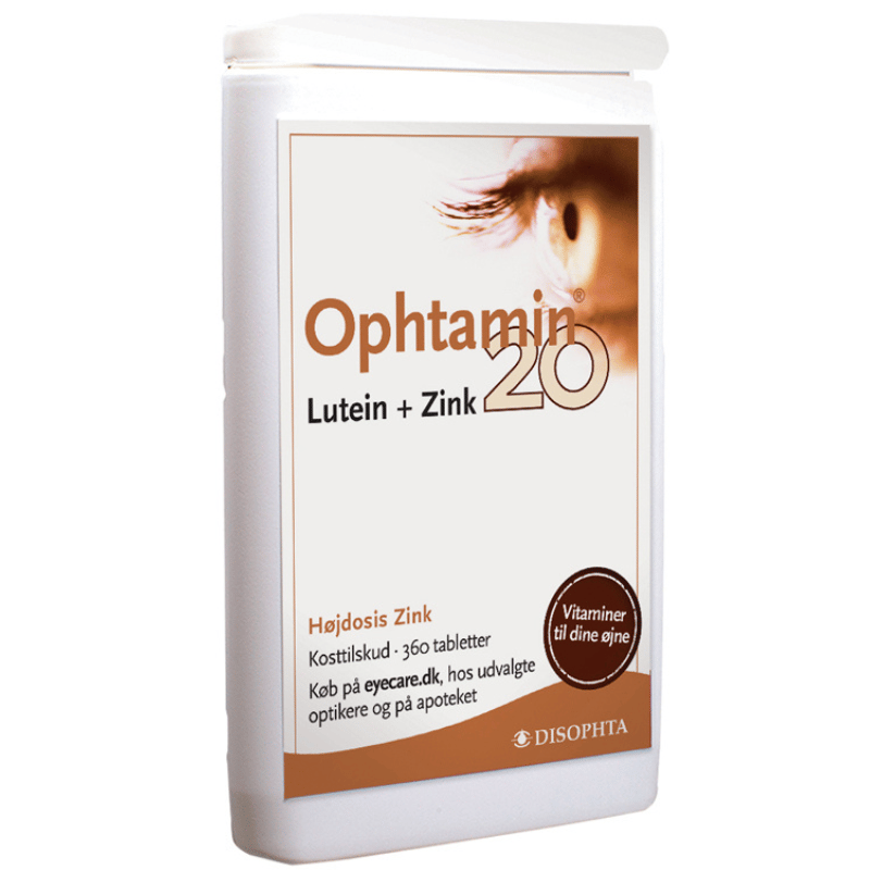 Ophtamin 20 Lutein + Zink (360 tabl)