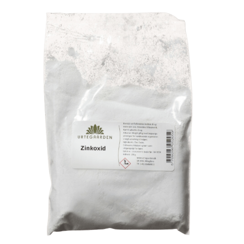Urtegaarden Zinkoxid - 100 g.