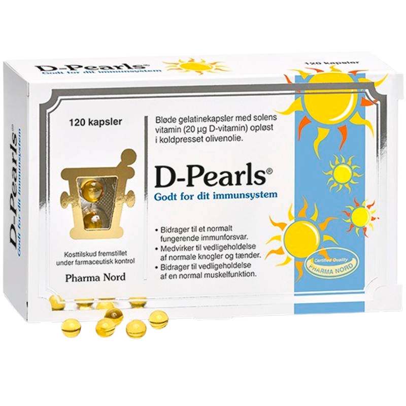 Pharma Nord D Pearls 20 mcg - 120 kaps.