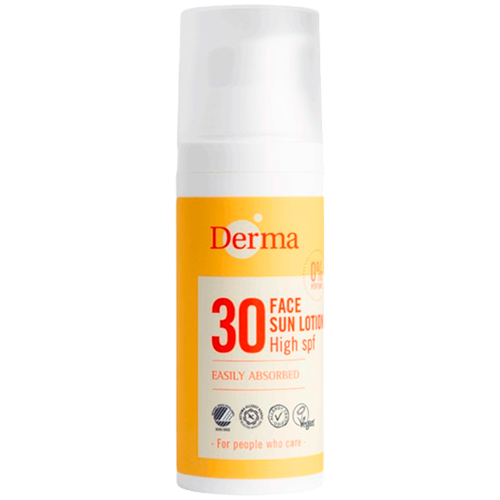 Derma solcreme ansigt spf 30 - 50 ml.