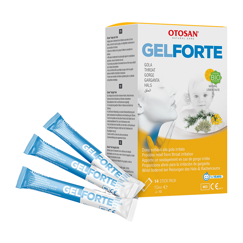 Lime Pharma Hals Gel FORTE  (14 stk saches à 10 ml)