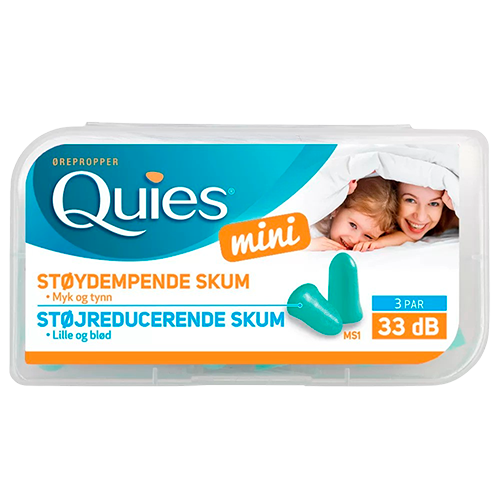 Quies Mini Skum Ørepropper (3 sæt)