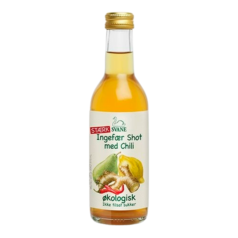 Svane Ingefær shot m. chili Ø - 250ml.