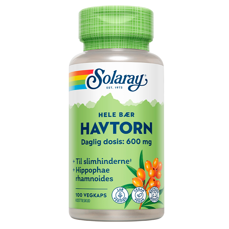 Solaray Havtorn 300 mg - 100 kaps.