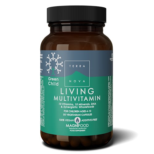 Terranova Green Child Living Multivitamin - 100 kap.
