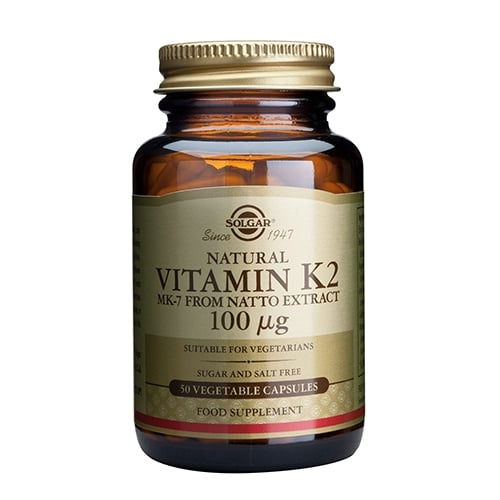 Solgar K2 Vitamin 100 mcg - 50 kaps.