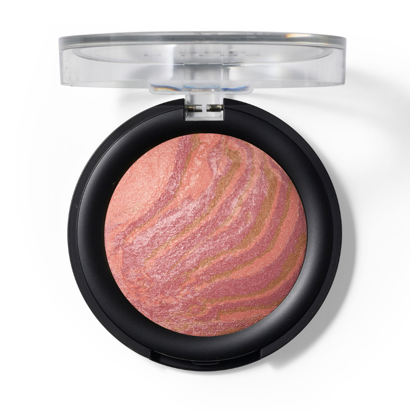 Nilens Jord Baked Shimmer Powder Peach Blush (5 g)