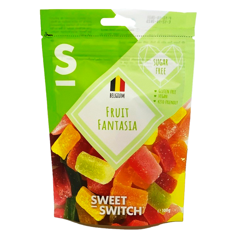 Sweet Switch Fantasia Vingummi Gelé Indpakket Sukkerfri - 100 g
