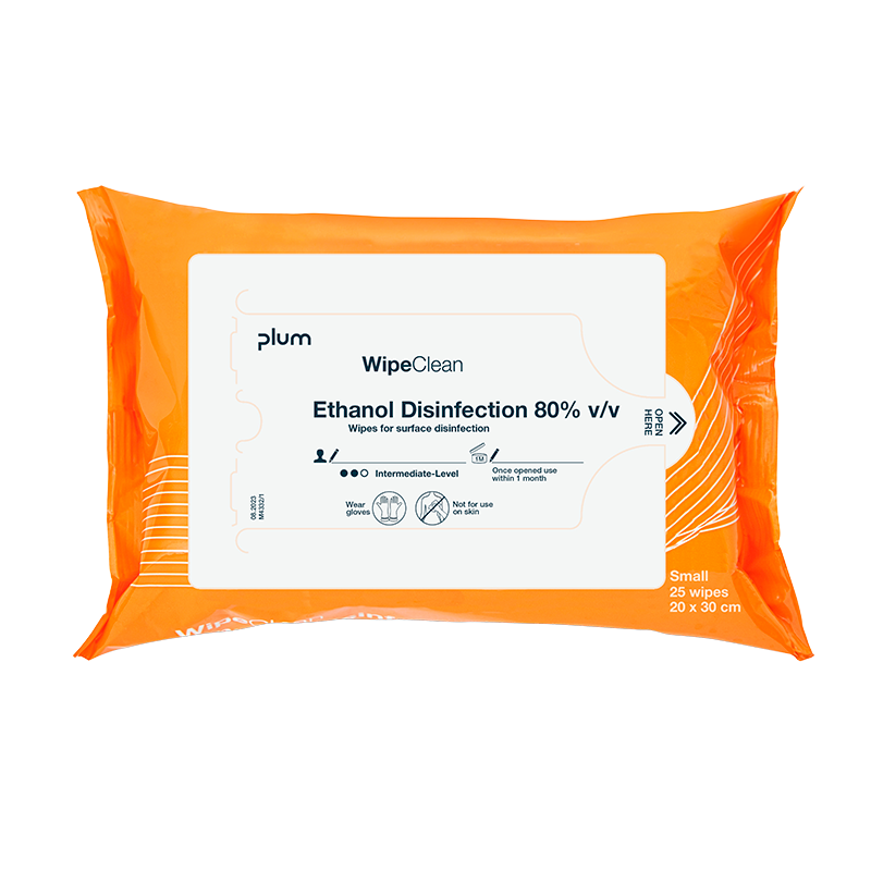 Plum WipeClean Overfladedesinfektion Small (25 stk)