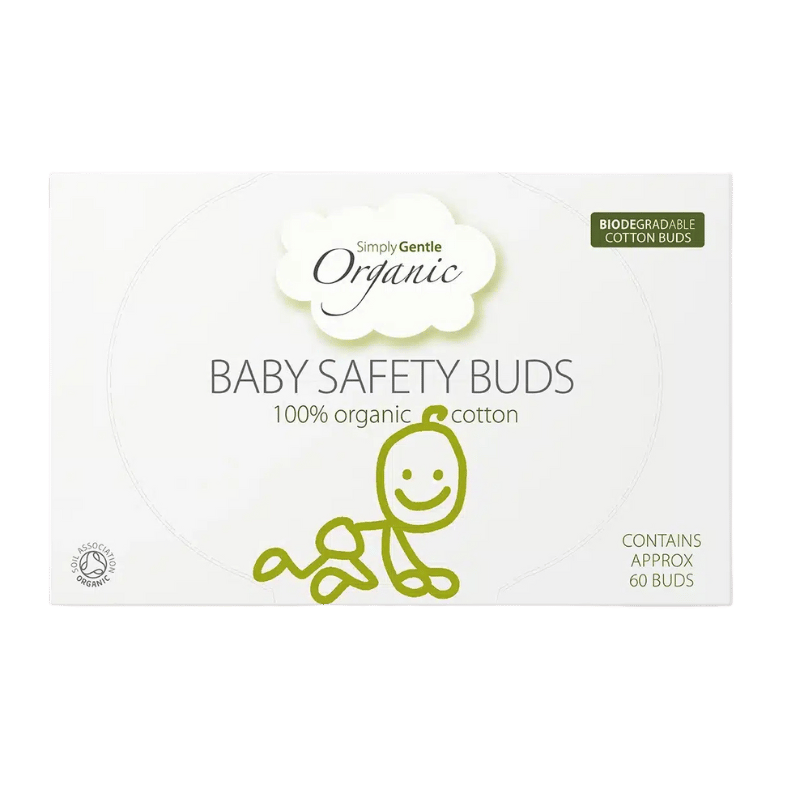 Simply Gentle Organic Baby Vatpinde Ø (60 stk)