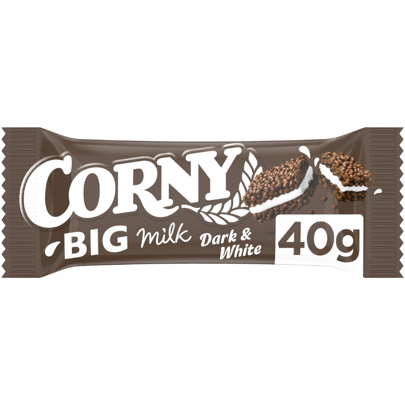 Corny BIG Milk Sandwich Dark & White (40 g)