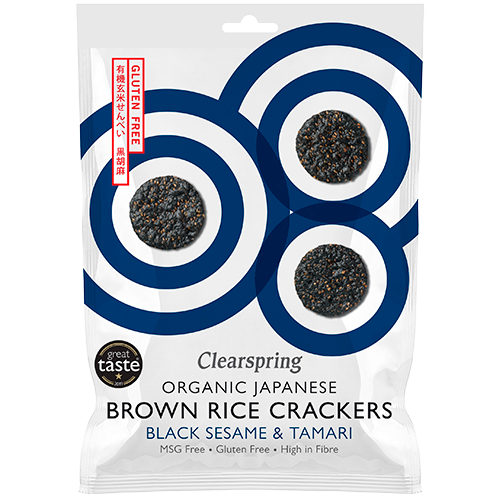 Clearspring Rice Cracker Black Sesame Ø (40 g)