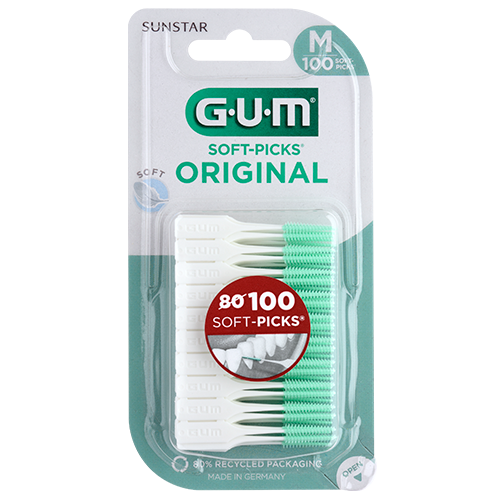 GUM Soft-Picks Medium - 100 stk