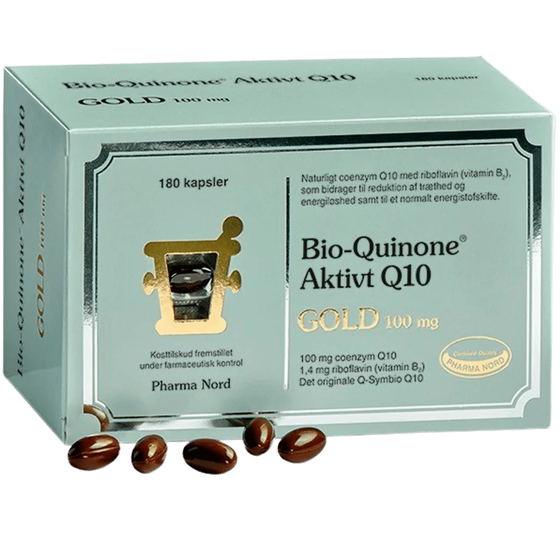 Pharma Nord Bio-Quinone Aktivt Q10 Gold - 180 kaps.