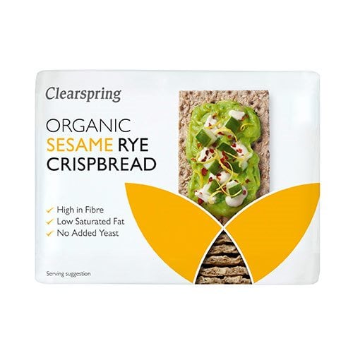Clearspring Rugknækbrød m. sesam Ø - 200 g