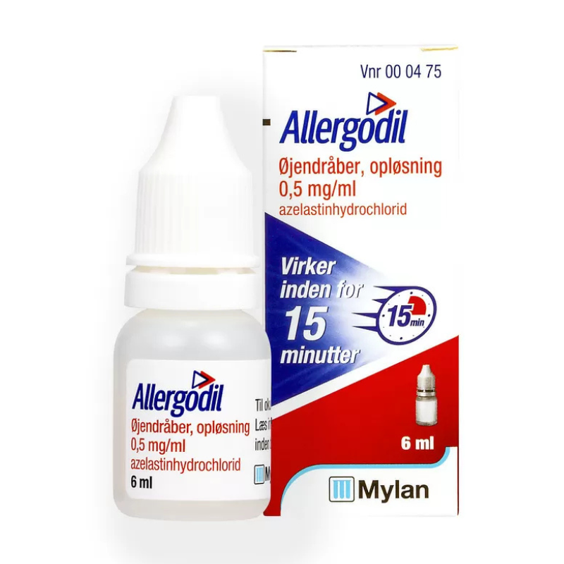 Allergodil Øjendråber 0,05% - 6 ml.