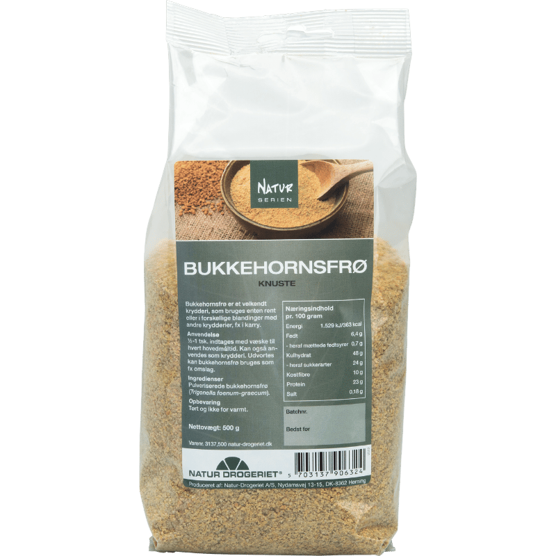 Natur Drogeriet Bukkehornsfrø Knuste - 500 gr.