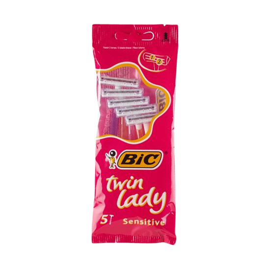 BIC Twin Lady Barberskraber 5 stk.
