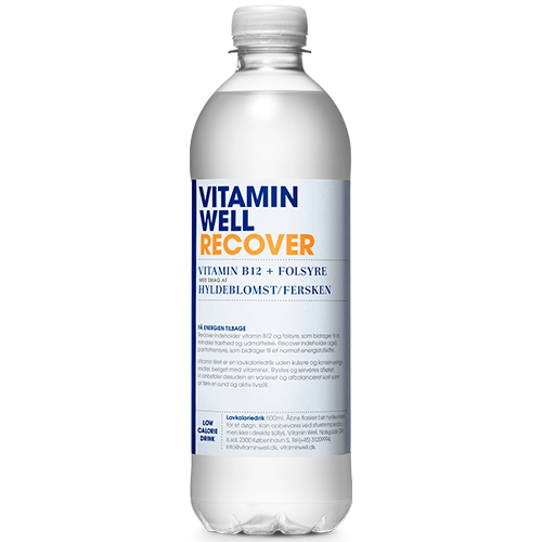 Vitamin Well Recover - Hyldeblomst Fersken (500 ml)