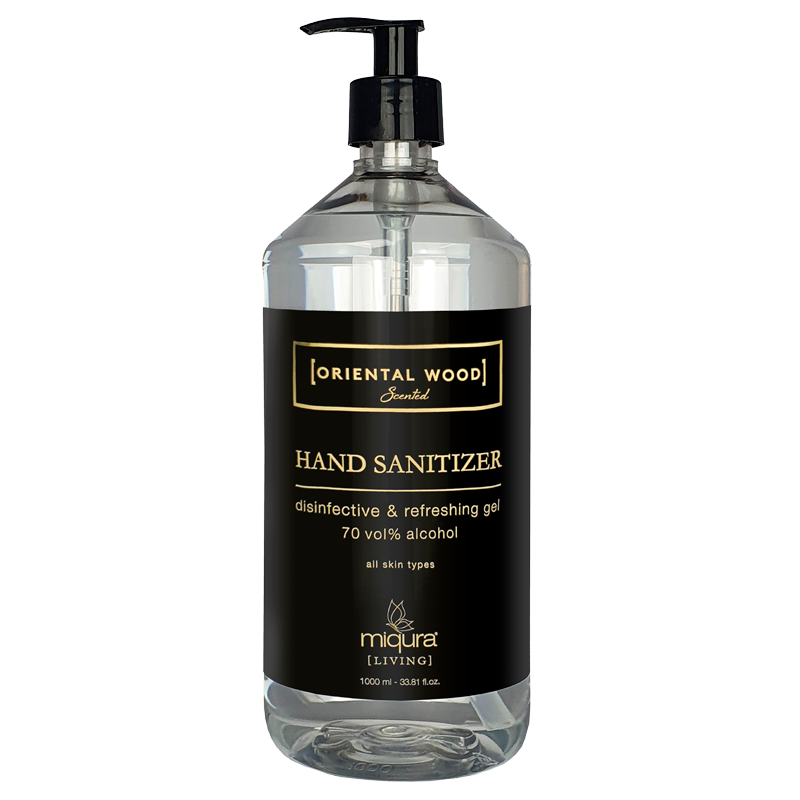 Miqura Living Oriental Wood Hand Sanitizer (1000 ml)
