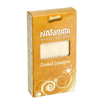 Naturata Lasagne Spelt Hvid Demeter Ø - 250 g