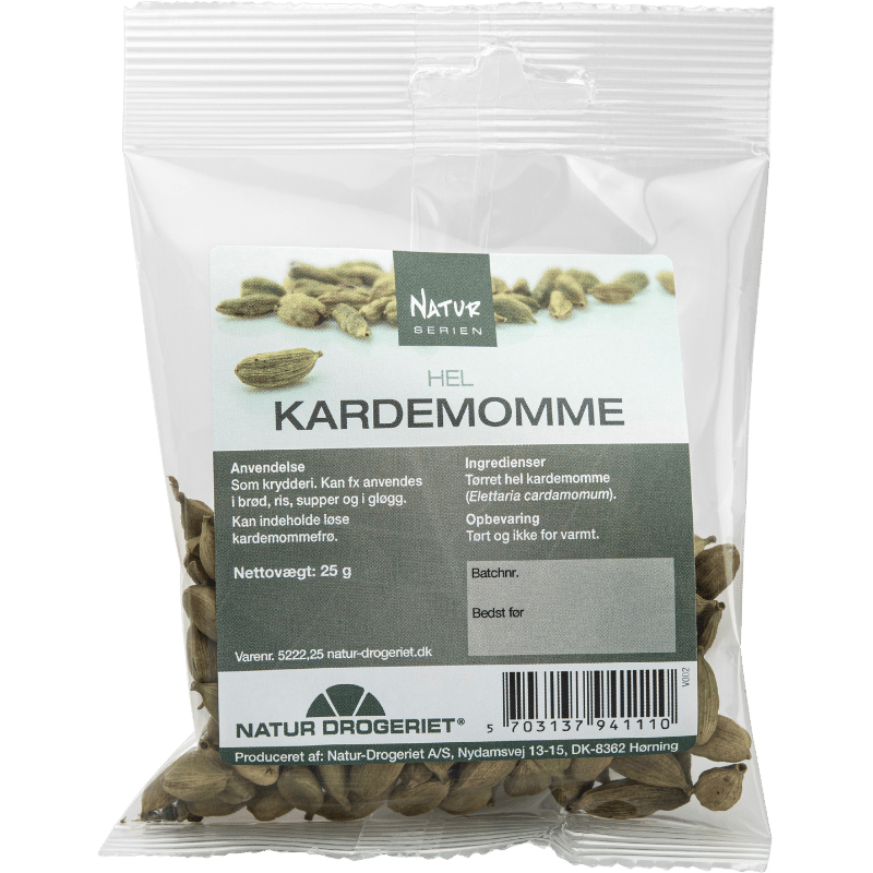 Natur Drogeriet Tørret Hel Kardemomme (25 g)