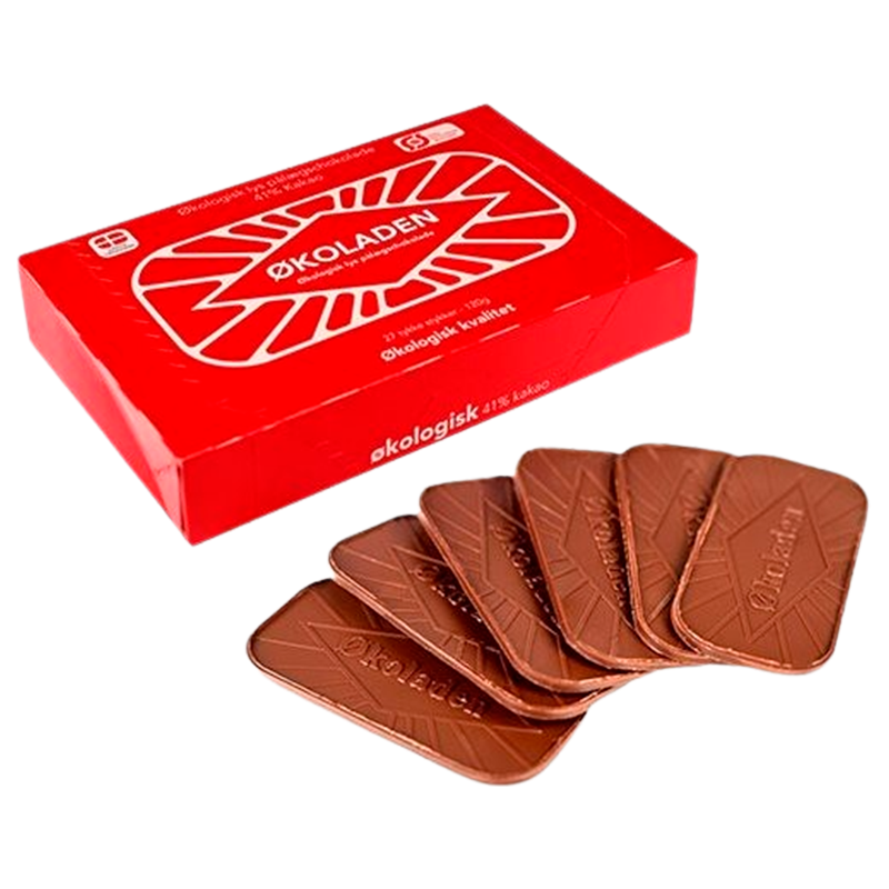 Økoladen Lys Pålægschokolade 41% Ø (120 g)