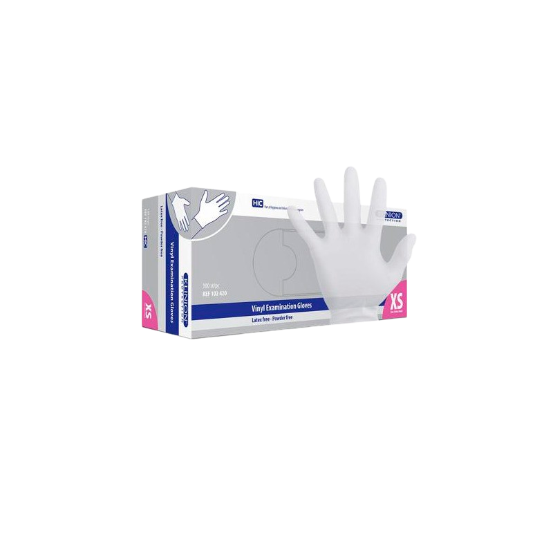 Klinion Protection Vinylhandske Pudderfri - X-Small (100 stk)