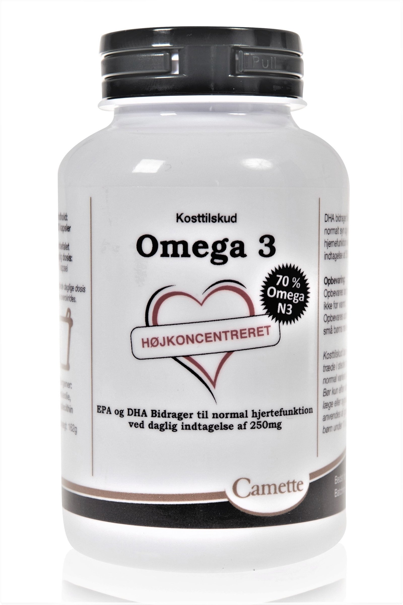Omega 3 fiskeolie 70% - 120 kaps.