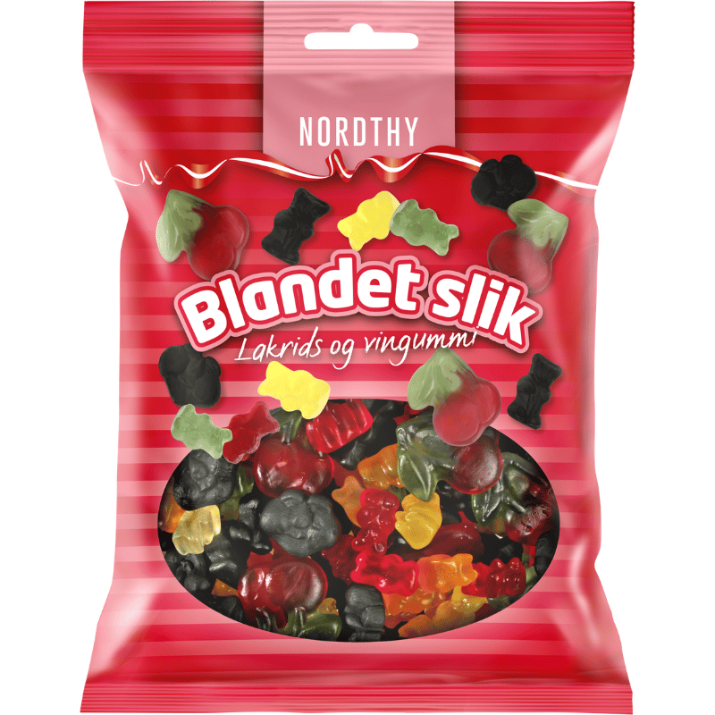 Nordthy Blandet Slik Lakrids & Vingummi (300 g)