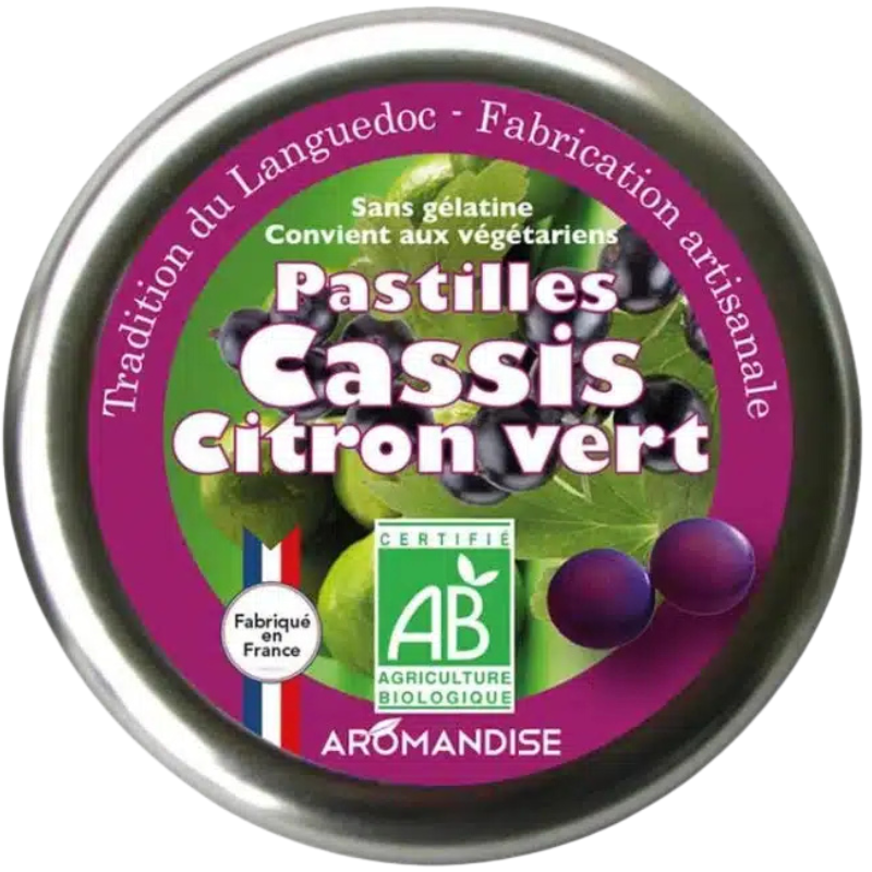 Aromandise Pastiller M. Solbær & Lime Ø (45 g)