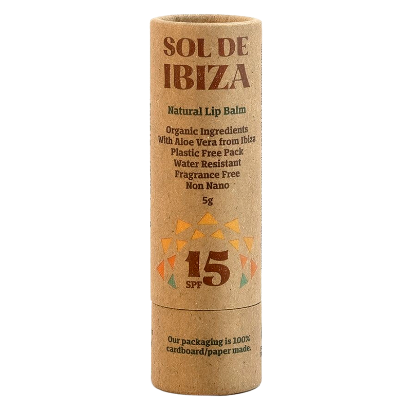 Sol De Ibiza Plastic Free Lip Balm SPF15 - 5 g