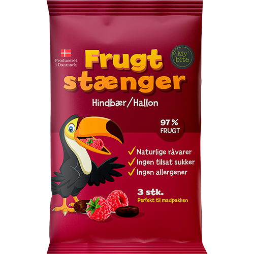 MyBite Frugtstænger Hindbær (60 g)