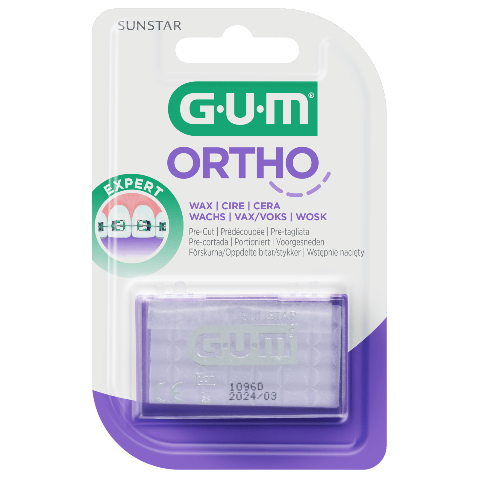 GUM Orthowax - Tandreguleringsvoks - 1 stk