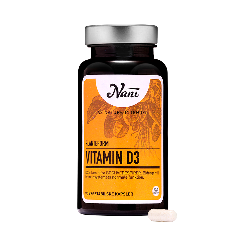 Nani Vitamin D3 Vegetabilsk - 90 stk
