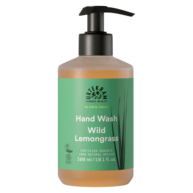 Urtekram Hand Wash Wild Lemongrass (300 ml)
