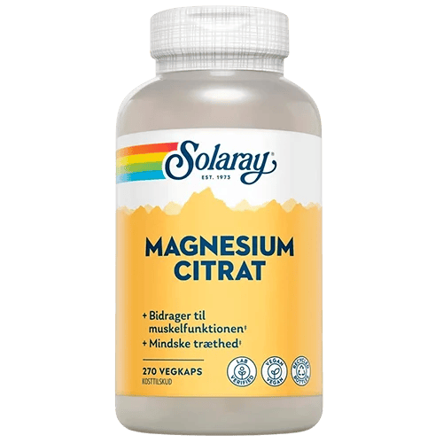 Solaray Magnesium Citrat - 270 kaps
