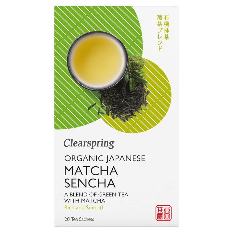 Clearspring Sencha/Matcha Grøn Te Ø - 20 br.
